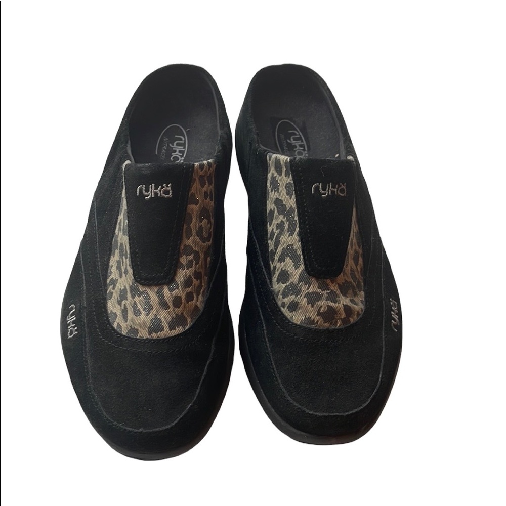 Ryka black slip on shoes